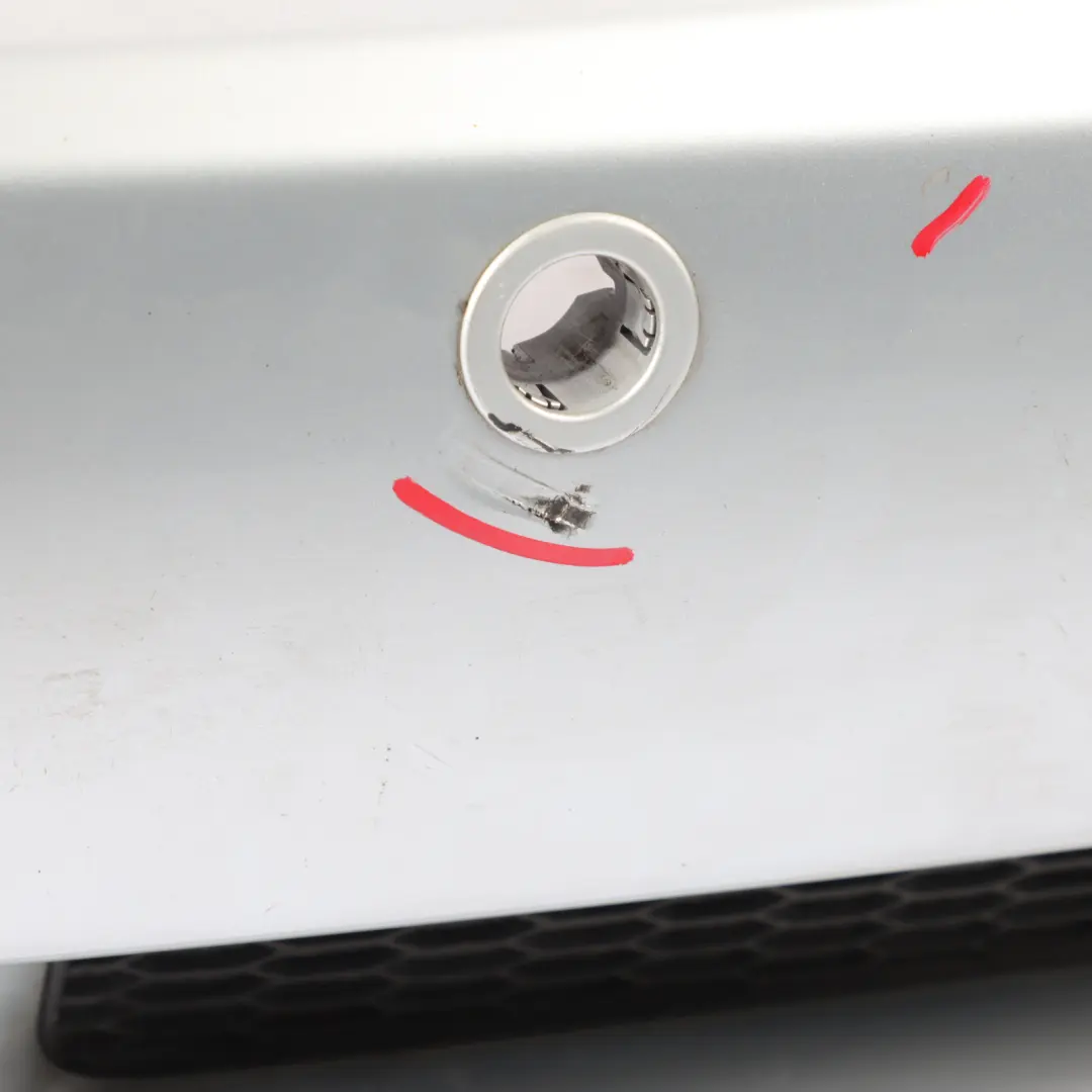 Complete Rear Bumper PDC Panel Pure Silver - 900 to Mini R52 Cabrio Cooper S with Part number 0309220 Mini R52 Cabrio Cooper S Complete Rear Bumper PDC Panel Pure Silver - 900 - SKU 0309220-PS - Part number 0309220