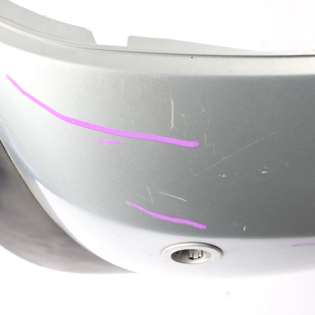 Complete Rear Bumper PDC Panel Pure Silver - 900 to Mini R52 Cabrio Cooper S with Part number 0309220 Mini R52 Cabrio Cooper S Complete Rear Bumper PDC Panel Pure Silver - 900 - SKU 0309220-PS - Part number 0309220