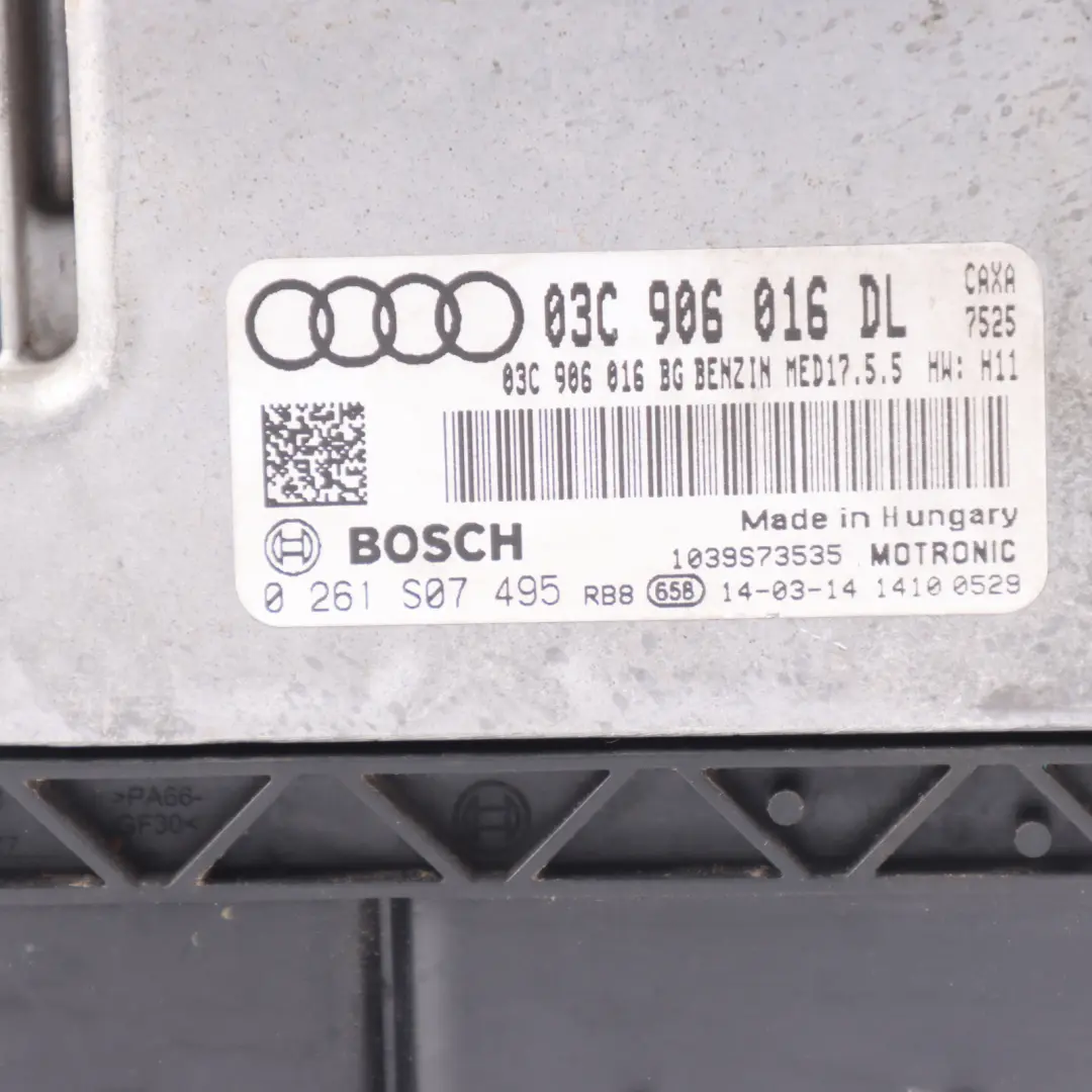 CAXA 122HP Engine Control Unit ECU Manual to Audi A1 8X 1.4 TSI with Part number 03C906016DL Audi A1 8X 1.4 TSI CAXA 122HP Engine Control Unit ECU Manual - SKU 03C906016DL - Part number 03C906016DL