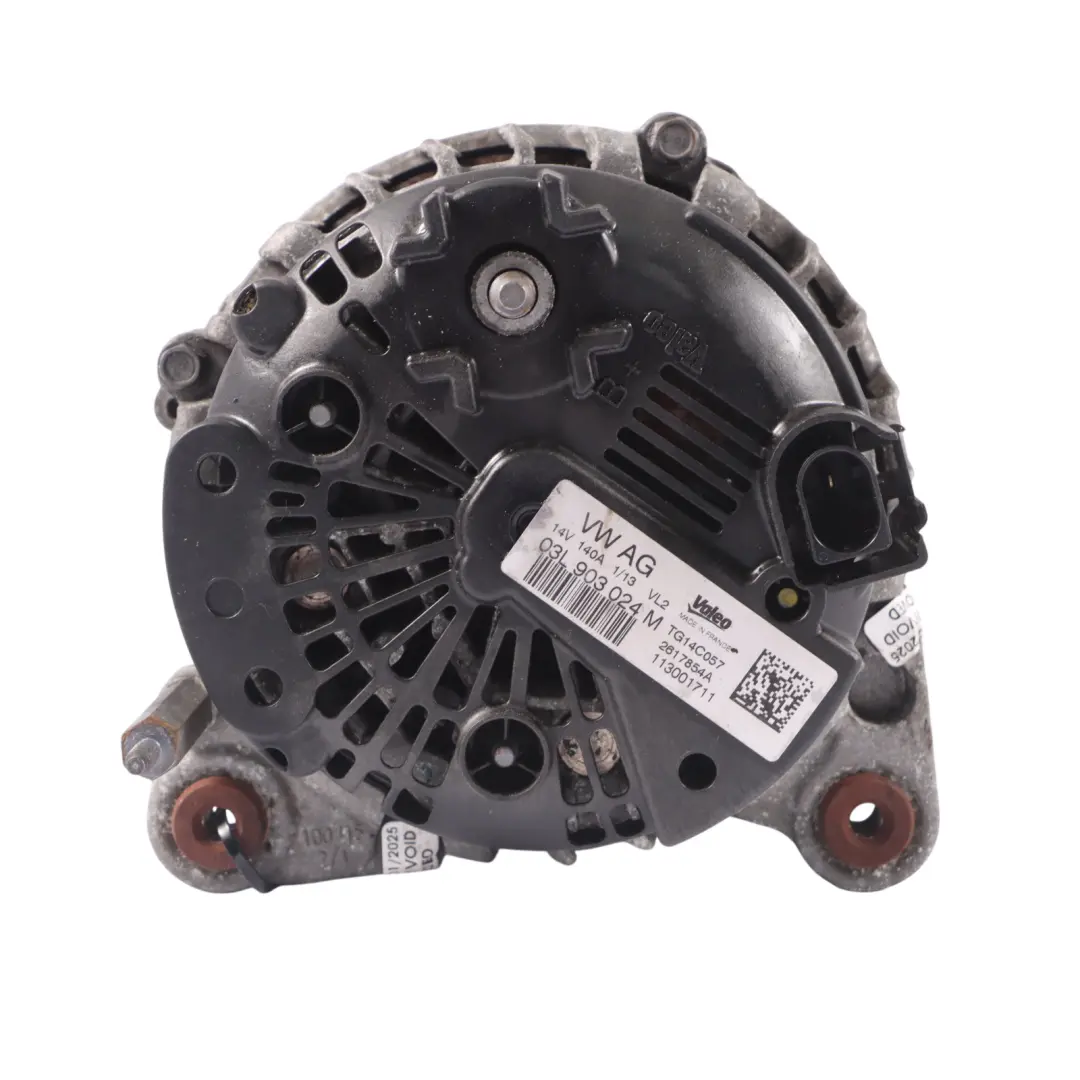 Mk5 Alternator Generator Diesel Power to Volkswagen Tiguan 5N Golf with Part number 03L903024M Volkswagen Tiguan 5N Golf Mk5 Alternator Generator Diesel Power - SKU 03L903024M - Part number 03L903024M