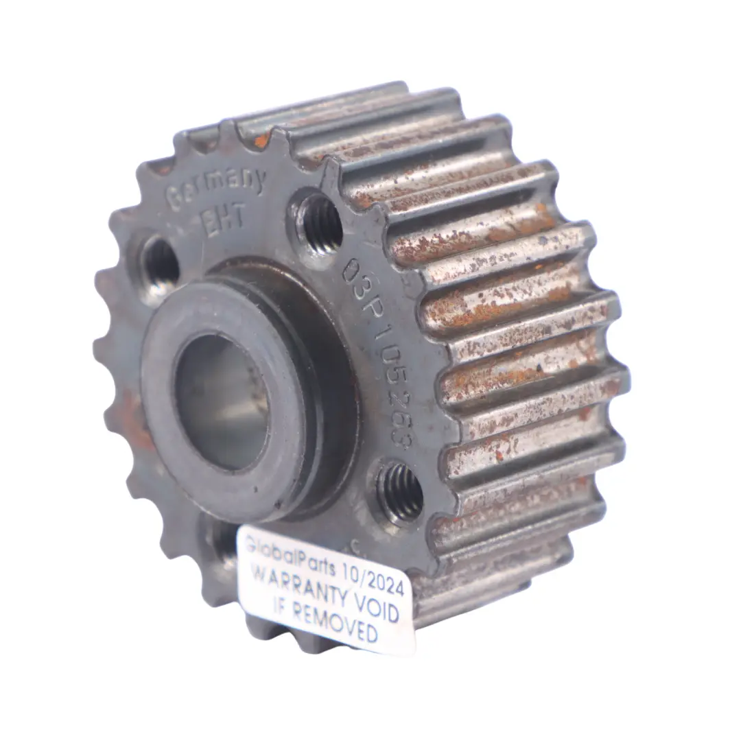 CFFB Diesel Crankshaft Gear Pulley Sprocket to Audi A3 8P 2.0 TDI with Part number 03P105263 Audi A3 8P 2.0 TDI CFFB Diesel Crankshaft Gear Pulley Sprocket - SKU 03P105263 - Part number 03P105263