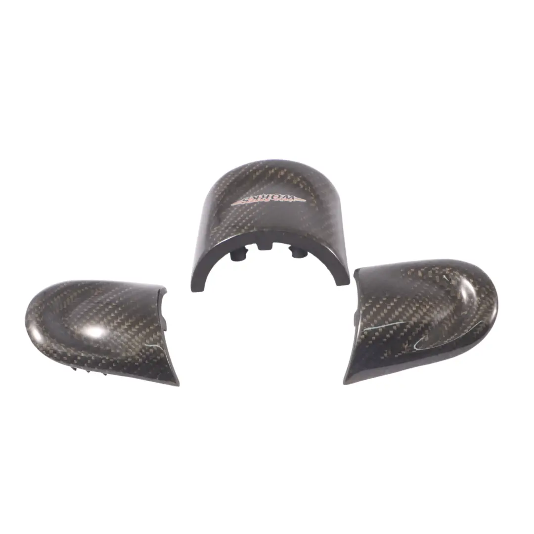 Zier Leisten Lenkrad Carbon John Cooper Works Satz für Mini R55 R56 R57 JCW mit Teilenummer 0421084 Mini R55 R56 R57 JCW Zier Leisten Lenkrad Carbon John Cooper Works Satz - SKU 0421084-1 - Teilenummer 0421084