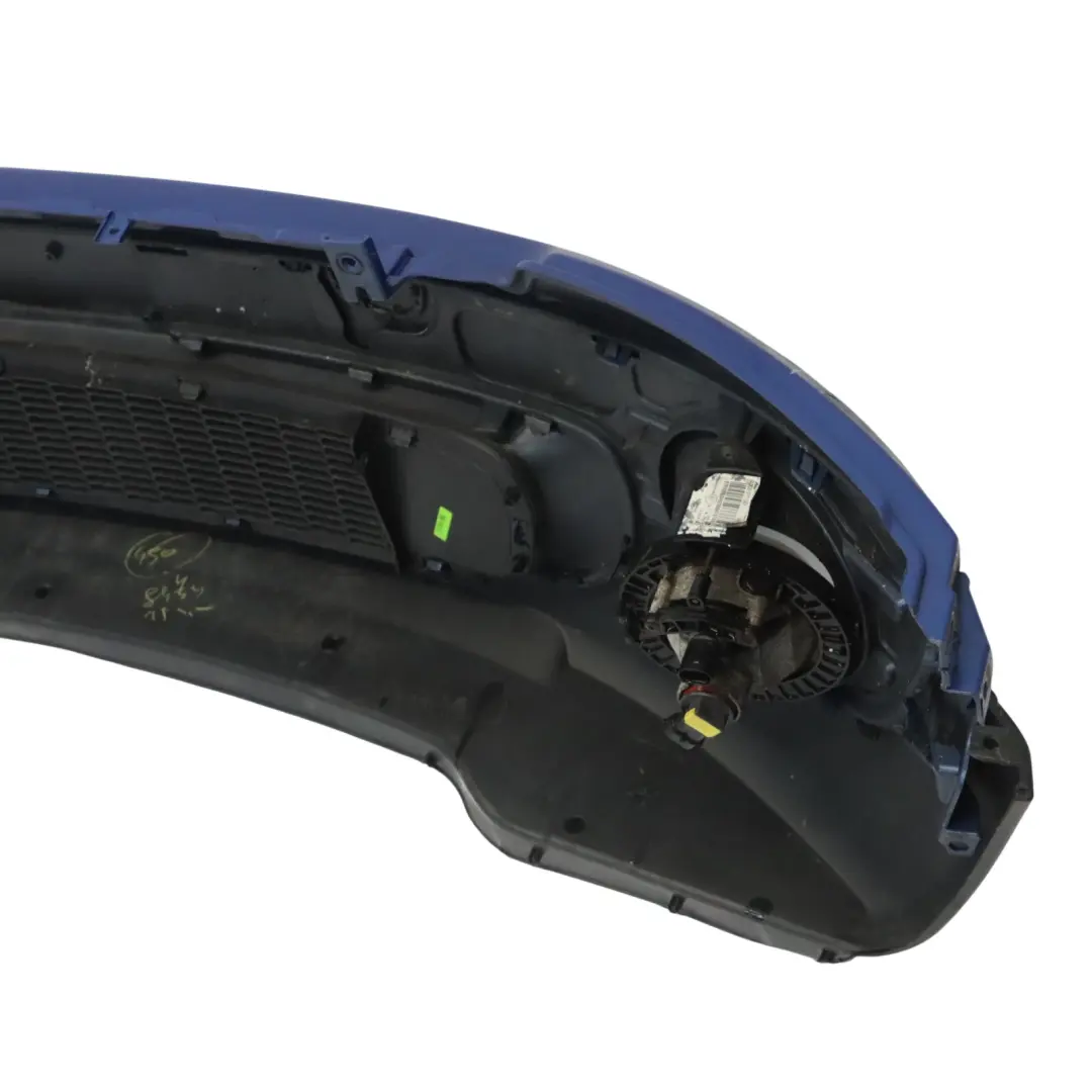 Front Bumper Complete Trim Panel R55 Lightning Blue Metallic - A63 to Mini R56 with Part number 0430221 Mini R56 Front Bumper Complete Trim Panel R55 Lightning Blue Metallic - A63 - SKU 0430221-LB2 - Part number 0430221
