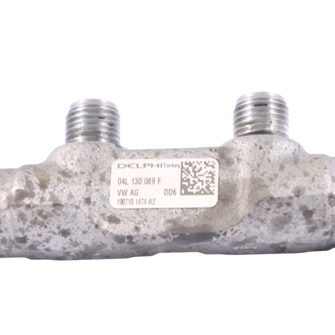DGTE Diesel Fuel Injection Rail to Audi A3 8V 30 TDI with Part number 04L130089F Audi A3 8V 30 TDI DGTE Diesel Fuel Injection Rail - SKU 04L130089F - Part number 04L130089F