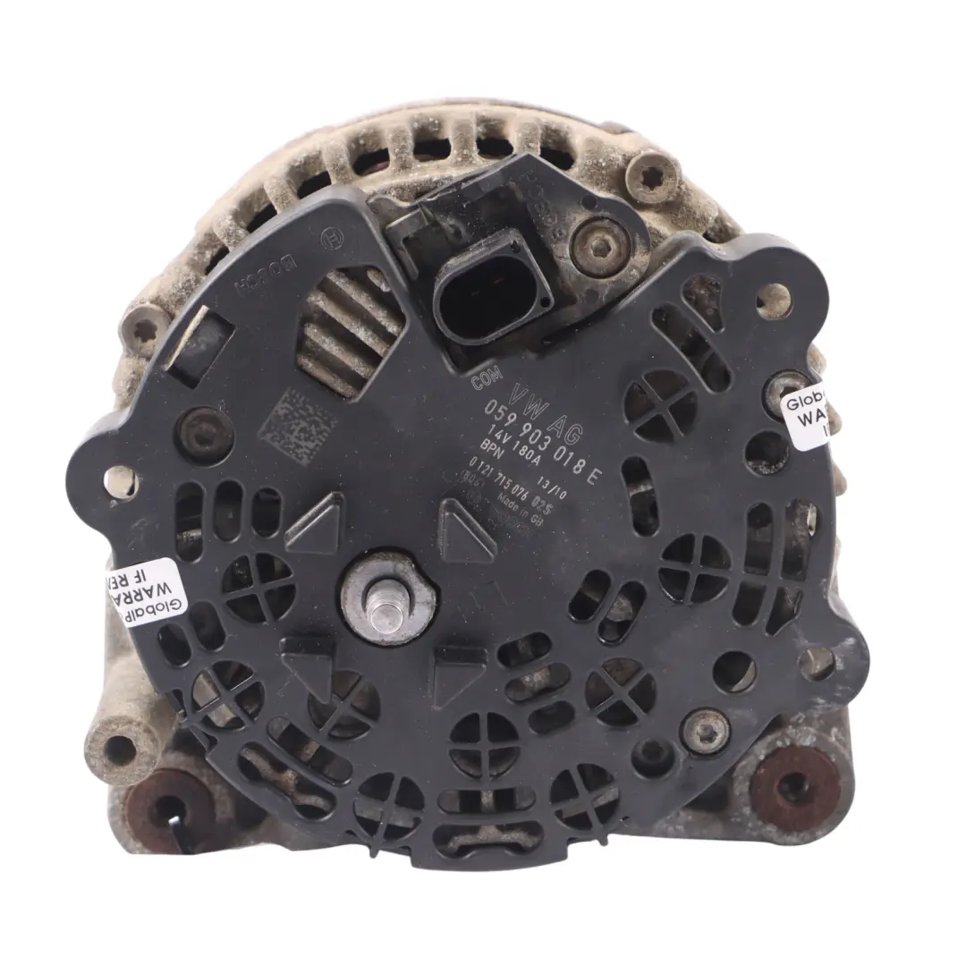 Audi Q7 4L Diesel Alternator Generator Engine Electrical Unit - SKU 059903018E - Part number 059903018E
