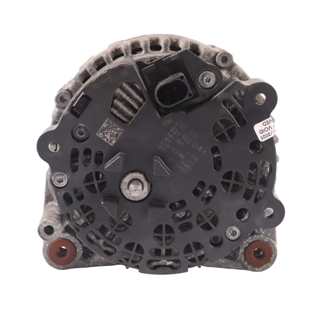 ALternador Generador 180A Bosch para Audi Q7 4L Quattro Diesel 3.0 TDI con número de pieza 059903018K Audi Q7 4L Quattro Diesel 3.0 TDI ALternador Generador 180A Bosch - SKU 059903018K - Número de pieza 059903018K