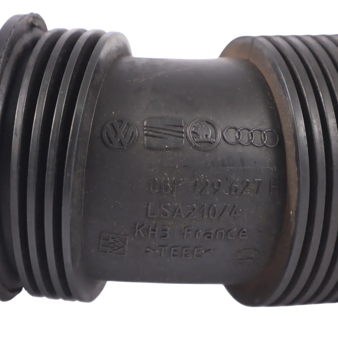 Audi A3 S3 8P Air Intake Duct Tube Hose Pipe Petrol 2.0 TFSI - SKU 06F129627H - Part number 06F129627H