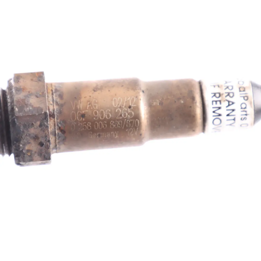 Auspuff Lambda Sonde Sauer Stoff Sensor für Audi S5 8T mit Teilenummer 06F906265 Audi S5 8T Auspuff Lambda Sonde Sauer Stoff Sensor - SKU 06F906265 - Teilenummer 06F906265