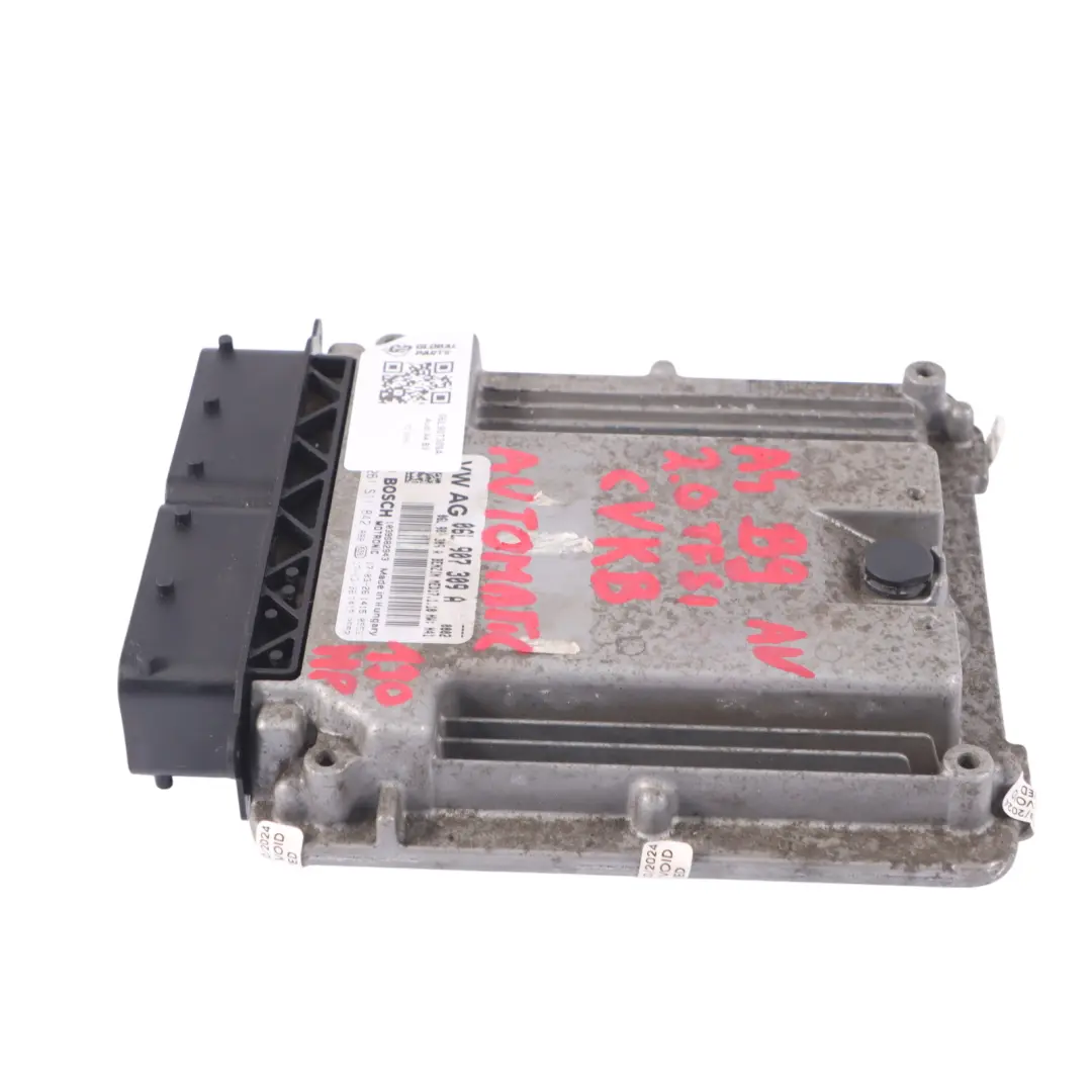 CVKB 190HP Unità controllo motore ECU Automatico per Audi A4 B9 2.0 TFSI con numero di parte 06L907309A Audi A4 B9 2.0 TFSI CVKB 190HP Unità controllo motore ECU Automatico - SKU 06L907309A - Numero di parte 06L907309A