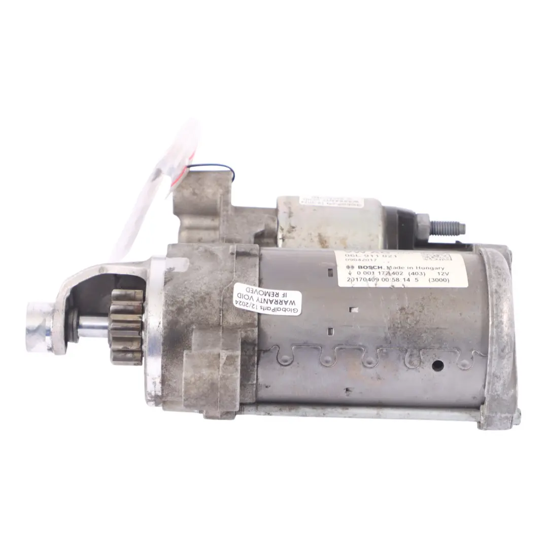 CVKB Benzin Motor Anlasser für Audi A4 B9 2.0 TFSI mit Teilenummer 06L911021 Audi A4 B9 2.0 TFSI CVKB Benzin Motor Anlasser - SKU 06L911021 - Teilenummer 06L911021