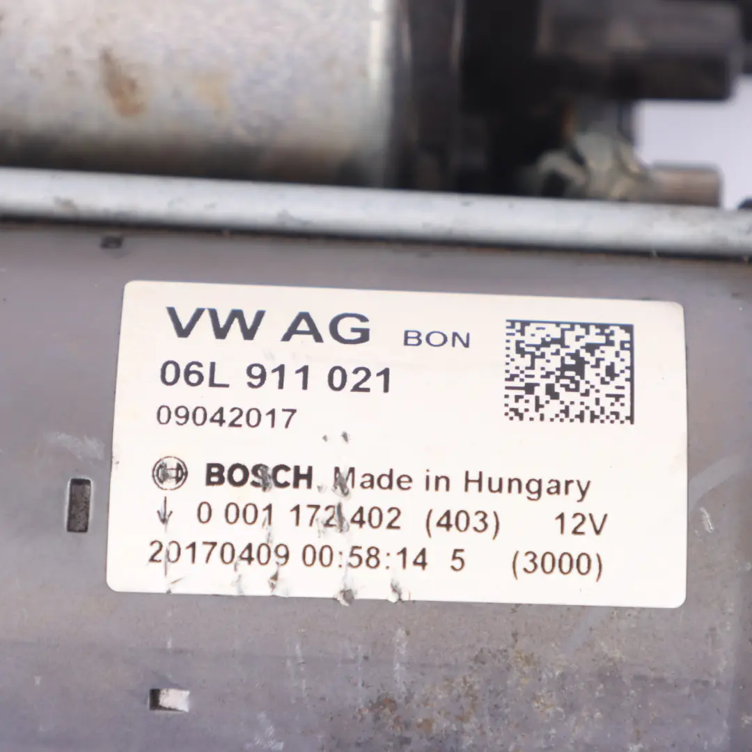 CVKB Benzin Motor Anlasser für Audi A4 B9 2.0 TFSI mit Teilenummer 06L911021 Audi A4 B9 2.0 TFSI CVKB Benzin Motor Anlasser - SKU 06L911021 - Teilenummer 06L911021