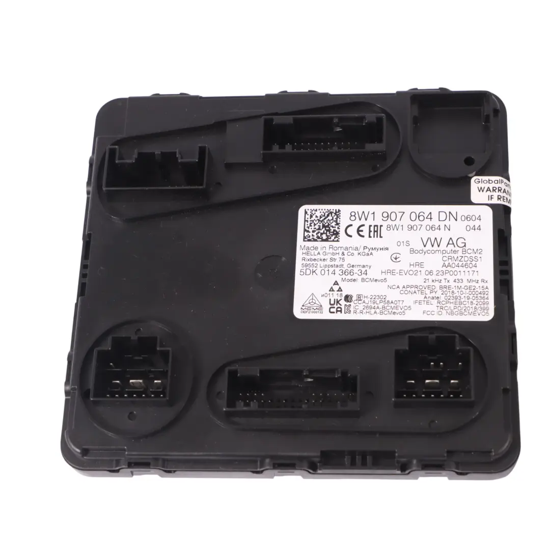 Audi A4 B9 8W 35 TFSI DMSB 150 HP Engine ECU Kit Body + Key Automatic - SKU 06N907309A-1 - Part number 06N907309A