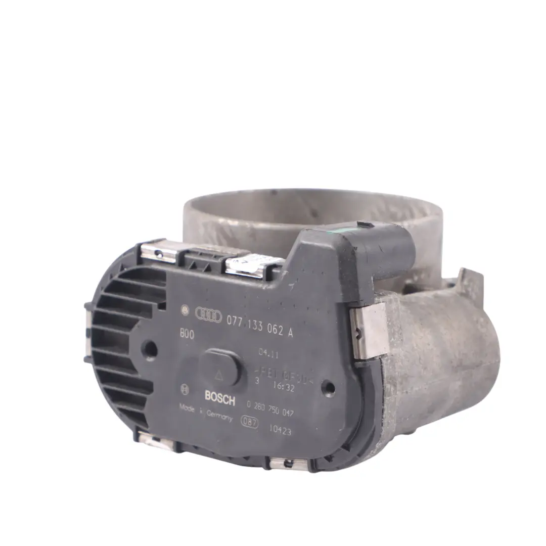 Throttle Body 0280750047 to Audi S5 8T Quattro 4.2 FSI Petrol V8 with Part number 077133062A Audi S5 8T Quattro 4.2 FSI Petrol V8 Throttle Body 0280750047 - SKU 077133062A - Part number 077133062A