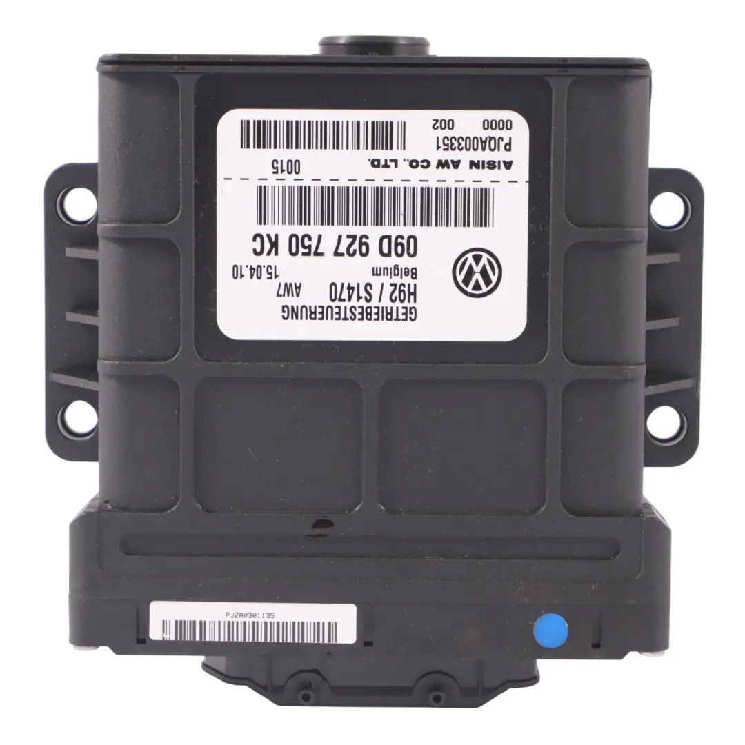 CASA Módulo control caja cambios automática ECU para Audi Q7 4L 3.0 TDI con número de pieza 09D927750KC Audi Q7 4L 3.0 TDI CASA Módulo control caja cambios automática ECU - SKU 09D927750KC - Número de pieza 09D927750KC