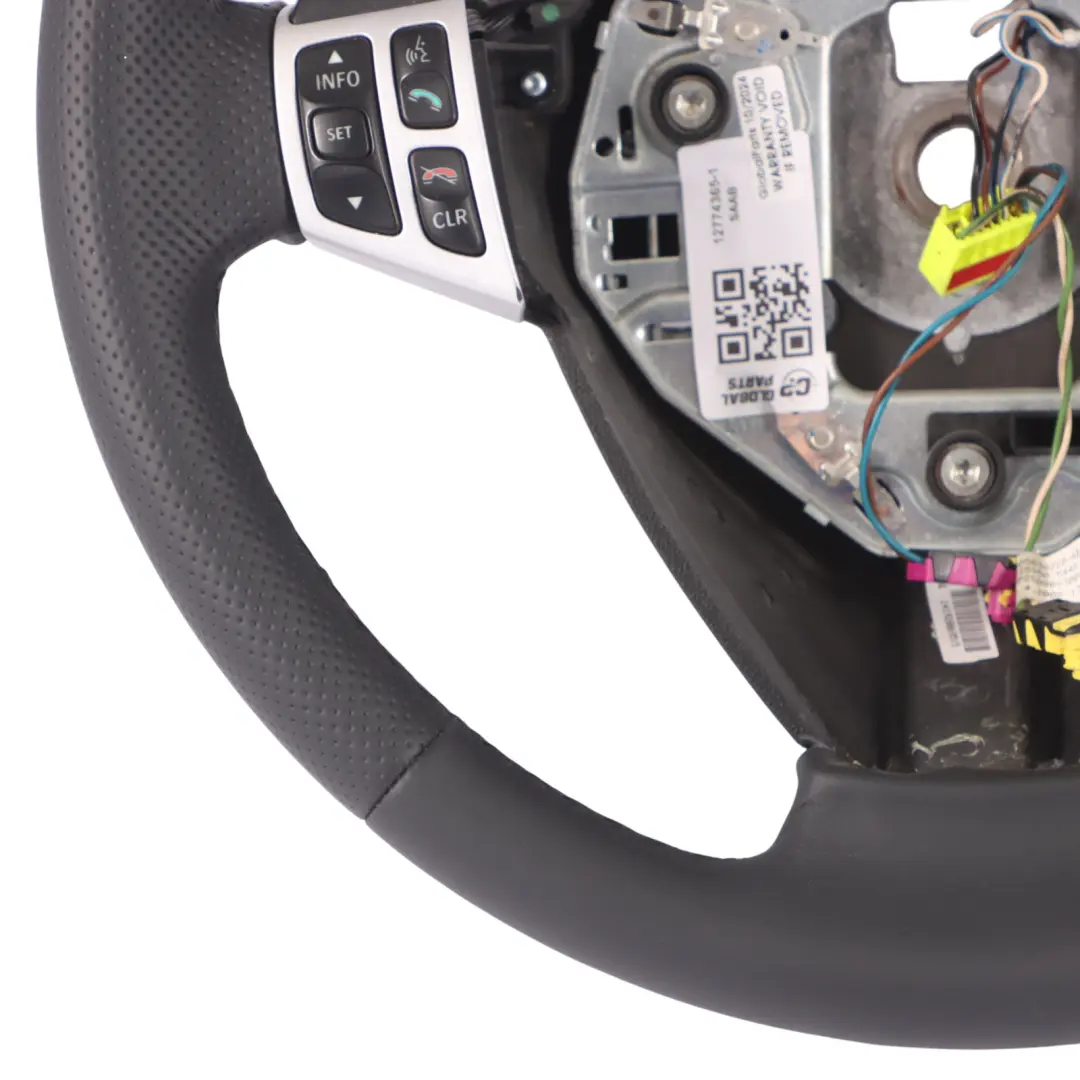 SAAB 9-3 NEU Schwarzes Leder Sport Lenkrad Multifunktion - SKU 12774365-1 - Teilenummer 12774365