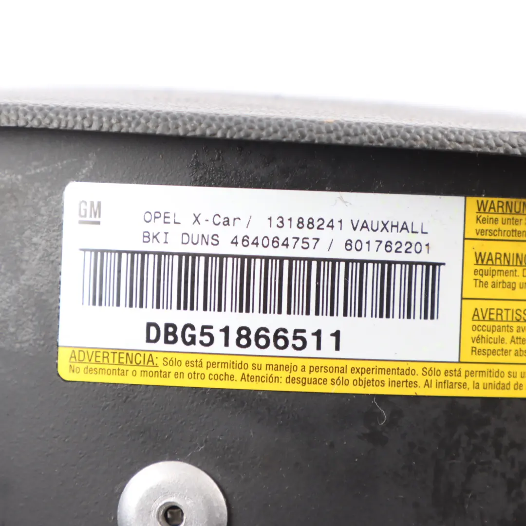 Steering Wheel Airbag Module Unit Driver Side to Vauxhall Corsa Combo C with Part number 13188241 Vauxhall Corsa Combo C Steering Wheel Airbag Module Unit Driver Side - SKU 13188241 - Part number 13188241