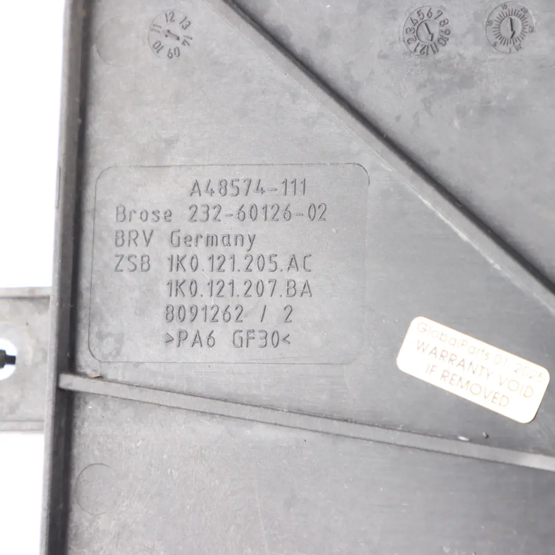 Audi A3 8P 1.6 TDI Motor Ventilador Radiador Refrigeración - SKU 1K0121205AC - Número de pieza 1K0121205AC