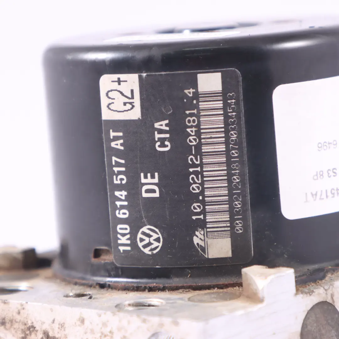 Audi S3 8P ABS Modulateur commande pompe Module l'unité hydraulique - SKU 1K0614517AT - Numéro de pièce 1K0614517AT