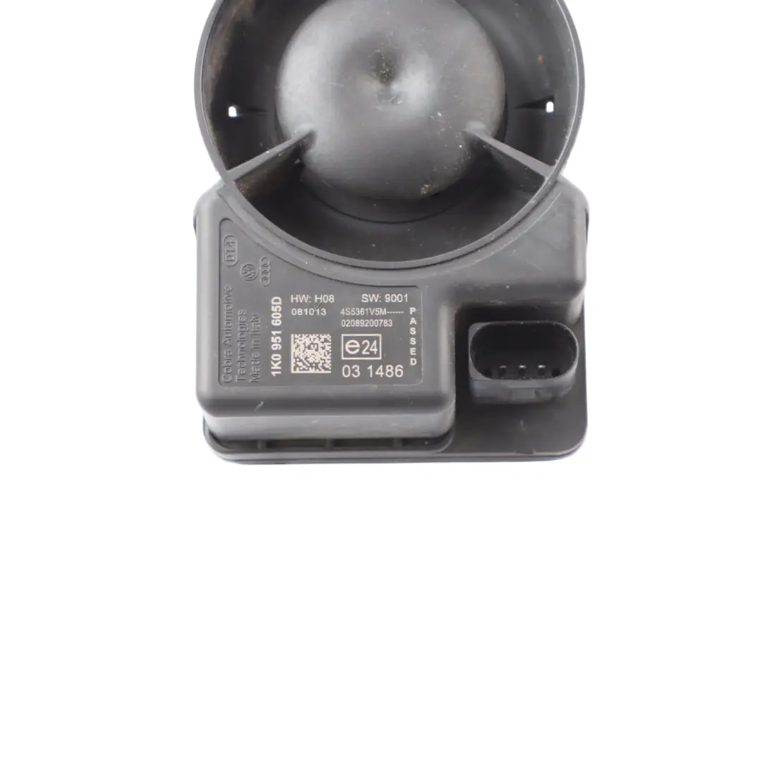 Anti Theft Alarm Siren Horn Sound Signal Module to Audi A3 8P with Part number 1K0951605D Audi A3 8P Anti Theft Alarm Siren Horn Sound Signal Module - SKU 1K0951605D - Part number 1K0951605D