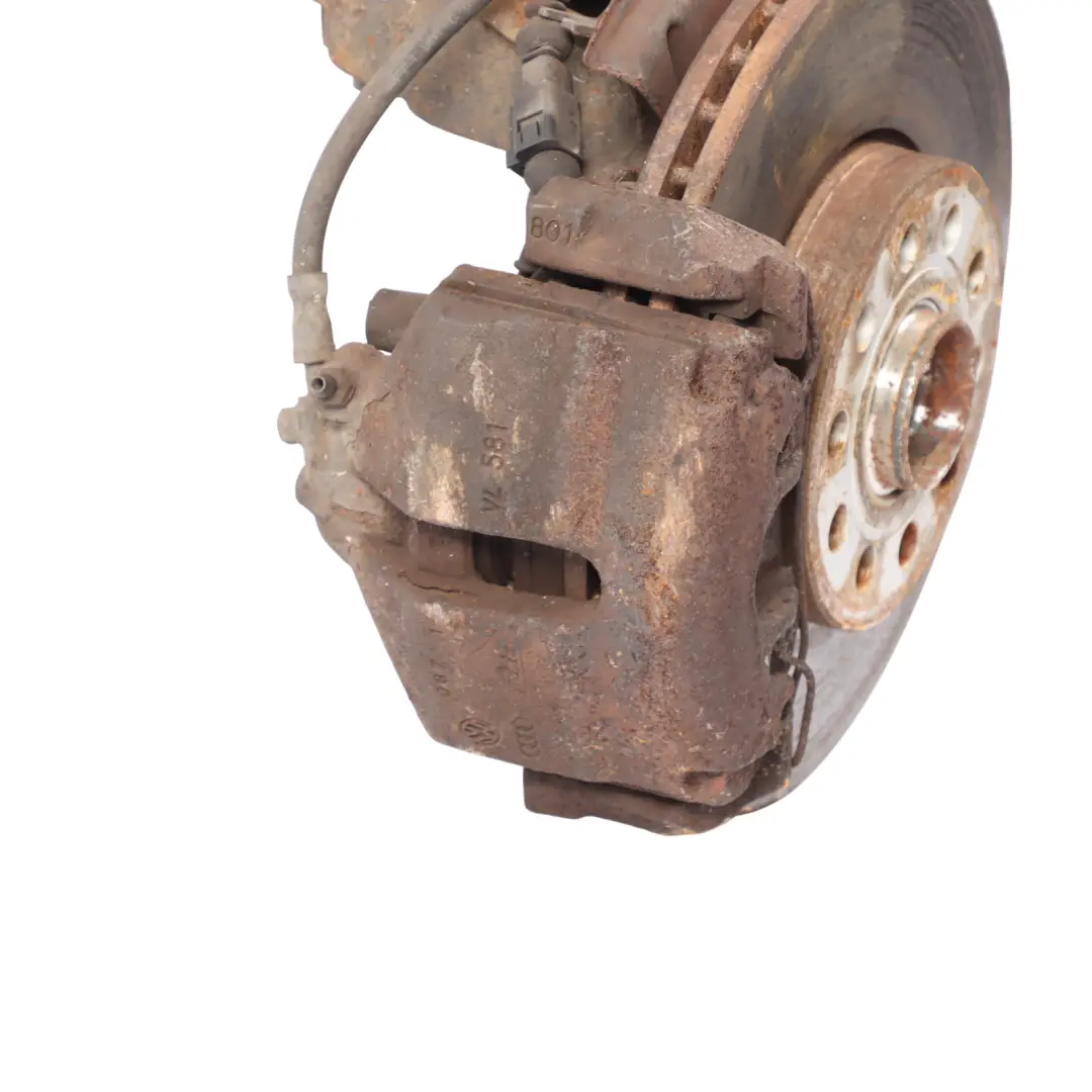 VW Touran 1T Suspension Leg Front Left N/S Wheel Carrier Hub Strut Caliper - SKU 1T0413031GN-1 - Part number 1T0413031GN