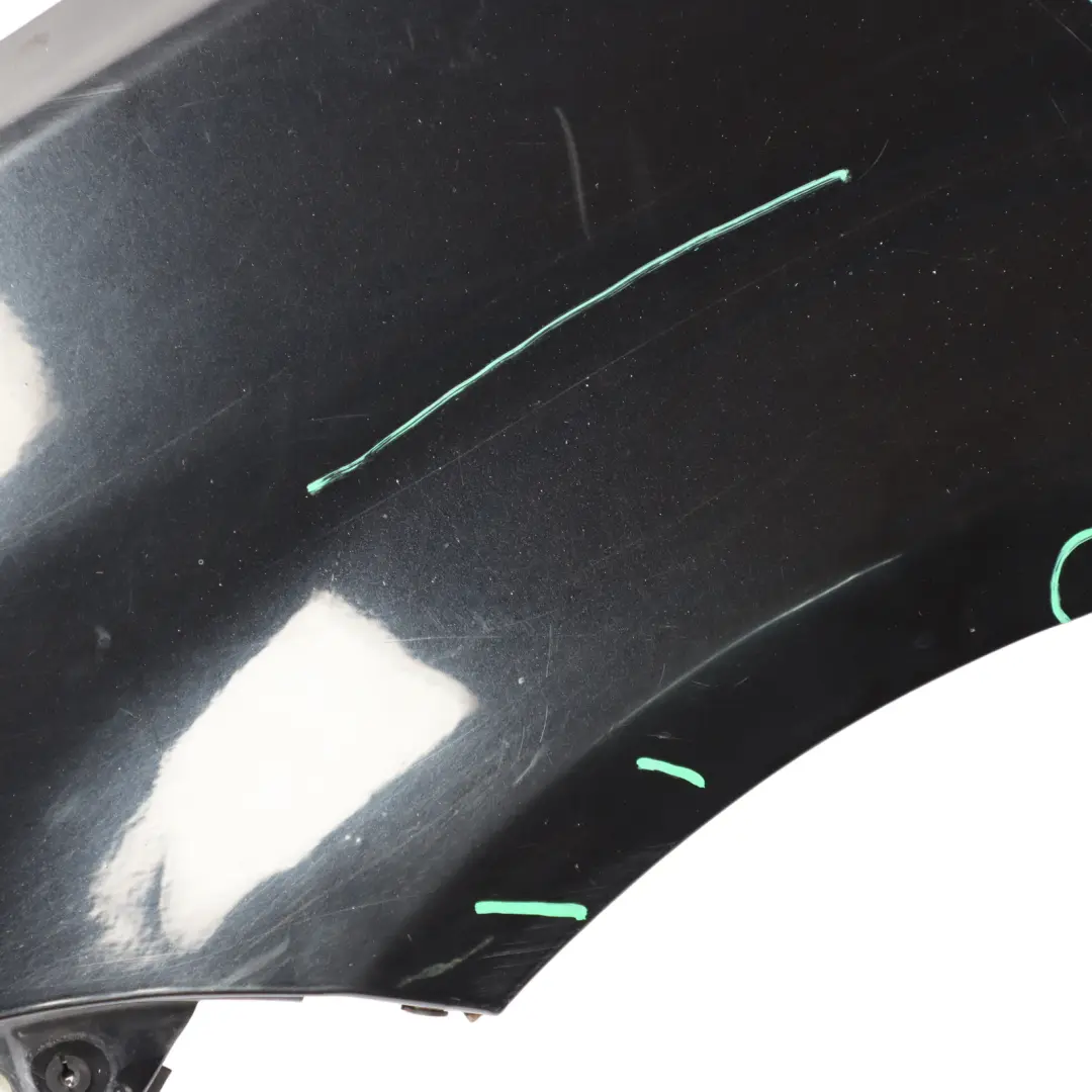 Side Wing Panel Fender Left N/S Deep Black Pearl - C9X to Volkswagen VW Touran 1T with Part number 1T0821021D Volkswagen VW Touran 1T Side Wing Panel Fender Left N/S Deep Black Pearl - C9X - SKU 1T0821021D-DBL - Part number 1T0821021D