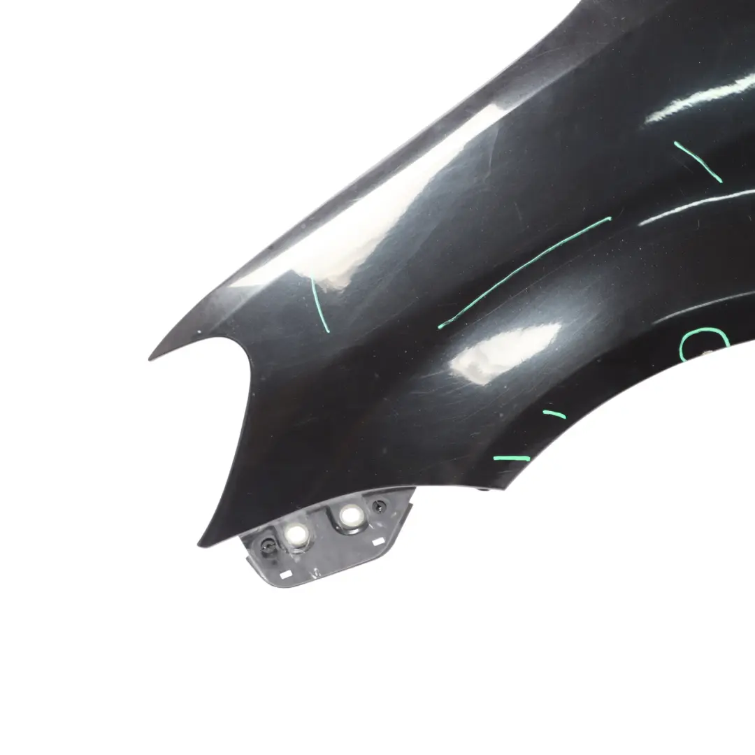 Side Wing Panel Fender Left N/S Deep Black Pearl - C9X to Volkswagen VW Touran 1T with Part number 1T0821021D Volkswagen VW Touran 1T Side Wing Panel Fender Left N/S Deep Black Pearl - C9X - SKU 1T0821021D-DBL - Part number 1T0821021D