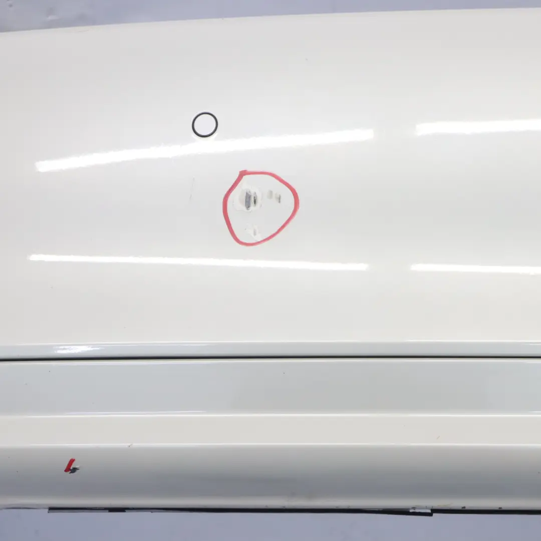 Rear Bumper BMW F01 F02 F04 Trim Panel Cover PDC Mineralweiss White - A96 - SKU 2152307-MW - Part number 2152307