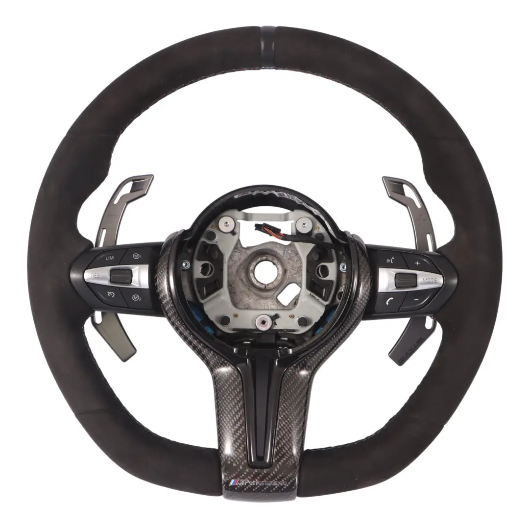 Kierownica Alcantara M Performance Carbon Łopatki do BMW F07 F10 F11 F12 o numerze 2253649 BMW F07 F10 F11 F12 Kierownica Alcantara M Performance Carbon Łopatki - SKU 2253649 - Numer Części 2253649