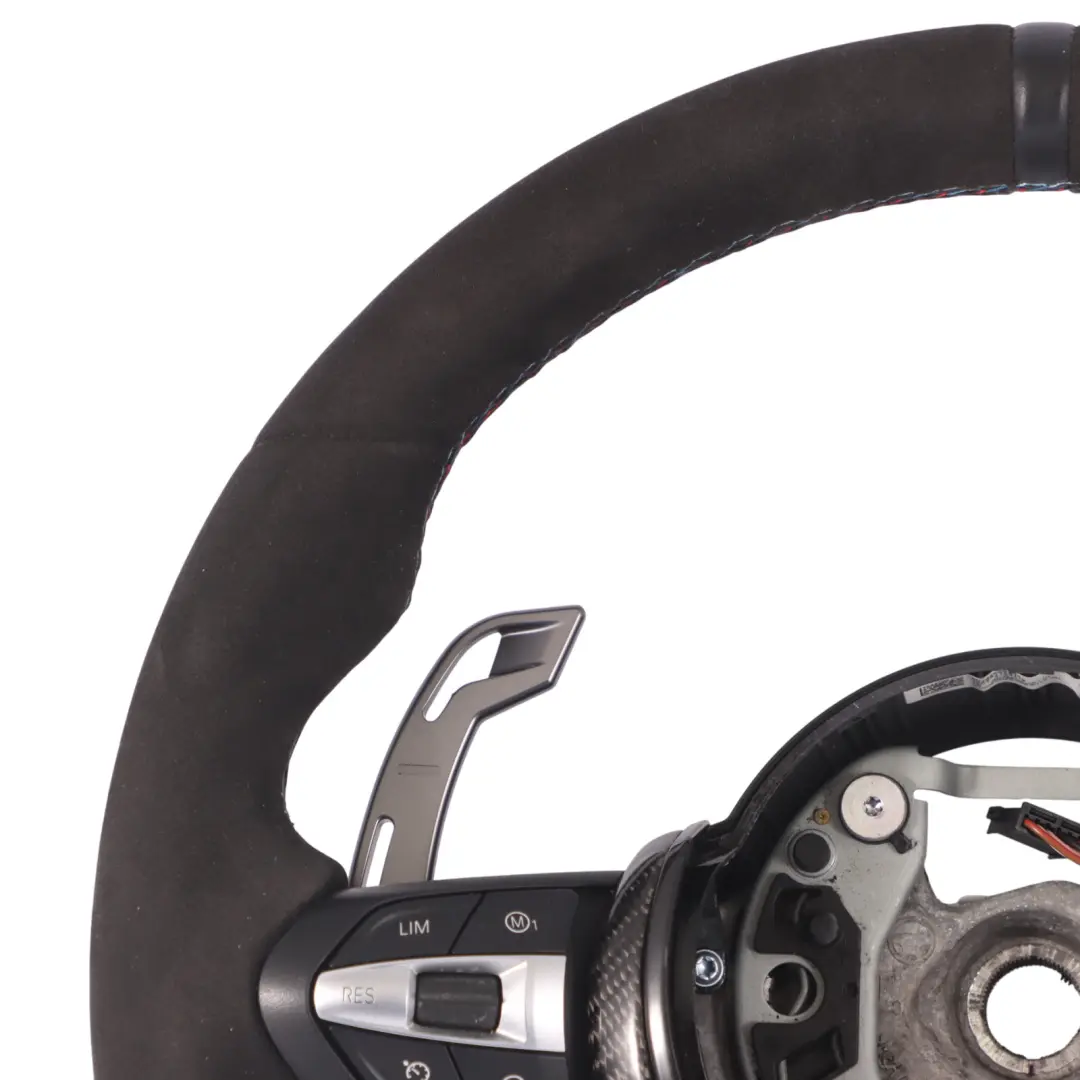 Lenkrad BMW F07 F10 F11 F12 Alcantara M Performance Carbon Schaltwippen für mit Teilenummer 2253649 Lenkrad BMW F07 F10 F11 F12 Alcantara M Performance Carbon Schaltwippen - SKU 2253649 - Teilenummer 2253649