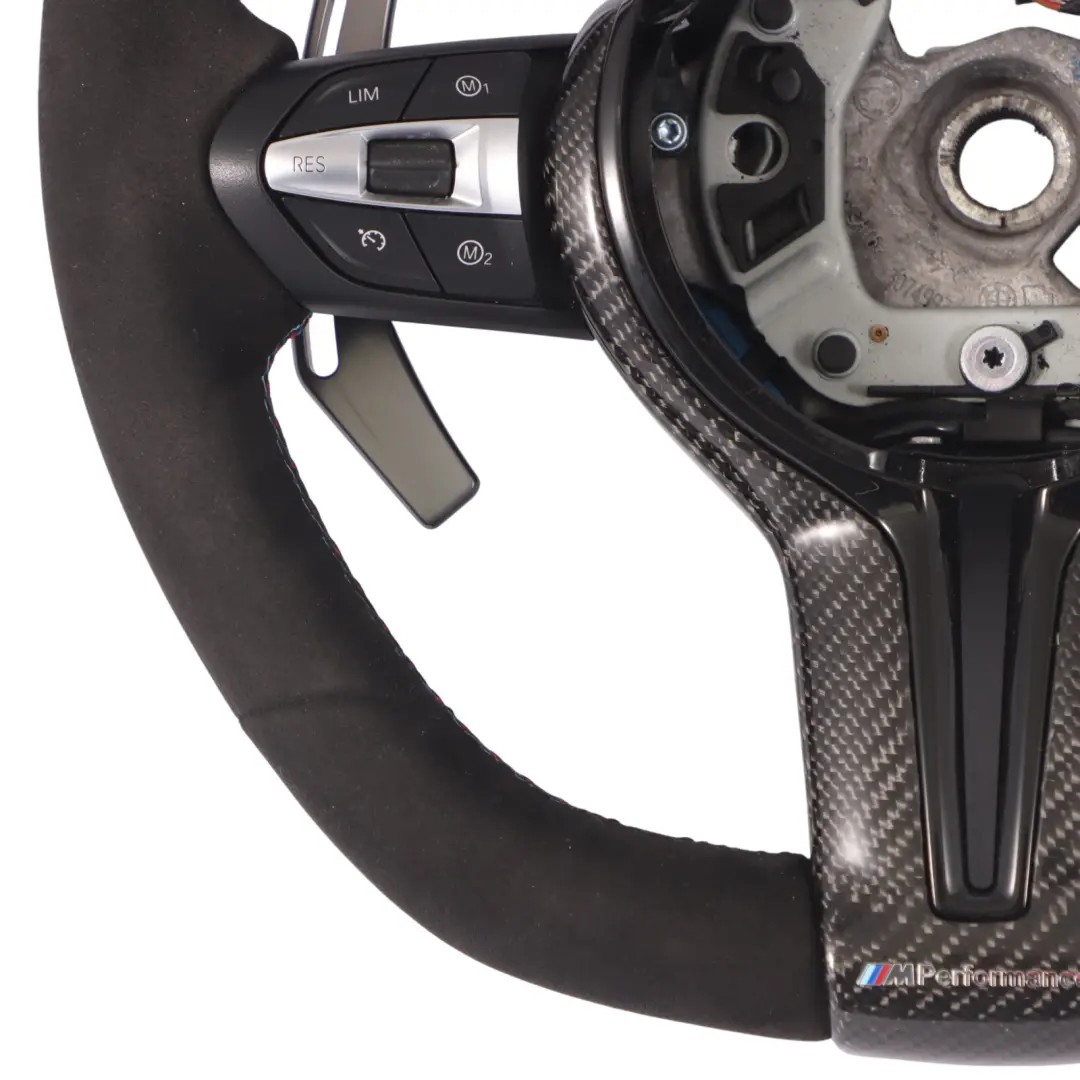 Kierownica Alcantara M Performance Carbon Łopatki do BMW F07 F10 F11 F12 o numerze 2253649 BMW F07 F10 F11 F12 Kierownica Alcantara M Performance Carbon Łopatki - SKU 2253649 - Numer Części 2253649