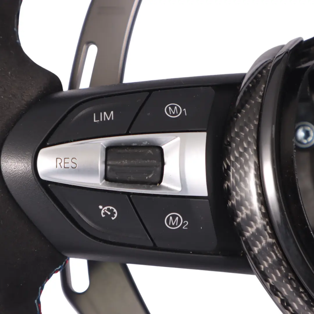 Steering Wheel BMW F07 F10 F11 F12 Alcantara M Performance Carbon Paddle Shift to with Part number 2253649 Steering Wheel BMW F07 F10 F11 F12 Alcantara M Performance Carbon Paddle Shift - SKU 2253649 - Part number 2253649