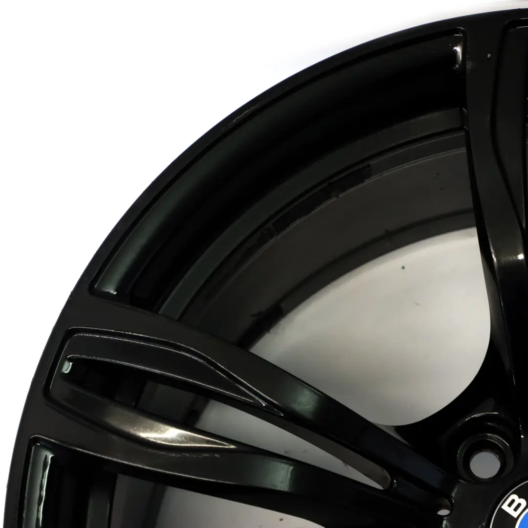 Schwarz Alufelge 20" 9,5J ET31 M Doppelspeiche 343 für BMW F12 F13 mit Teilenummer 2284707 BMW F12 F13 Schwarz Alufelge 20" 9,5J ET31 M Doppelspeiche 343 - SKU 2284707-1 - Teilenummer 2284707