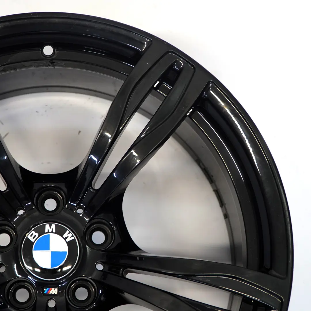  Cerchio ruota anteriore BMW F12 F13 in lega nera 20" 9,5J ET31 M 343 - SKU 2284707-2 - Numero di parte 2284707