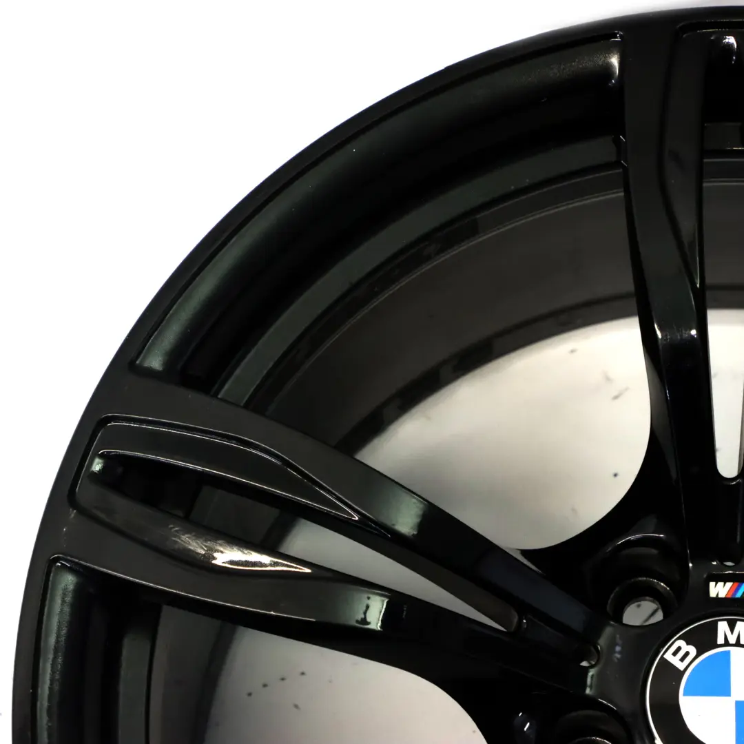 BMW F12 F13 Schwarz Alufelge 20" 10,5J ET19 M Doppelspeiche 343 - SKU 2284708-1 - Teilenummer 2284708