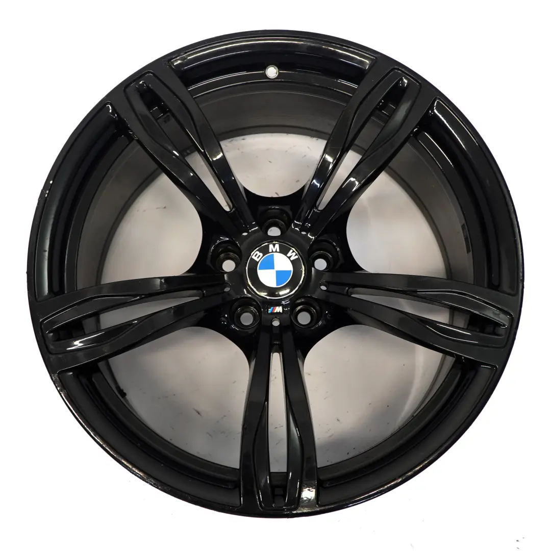 Schwarz Alufelge Hintere 20" 10,5J ET19 M Doppelspeiche 343 für BMW F12 F13 mit Teilenummer 2284708 BMW F12 F13 Schwarz Alufelge Hintere 20" 10,5J ET19 M Doppelspeiche 343 - SKU 2284708-2 - Teilenummer 2284708