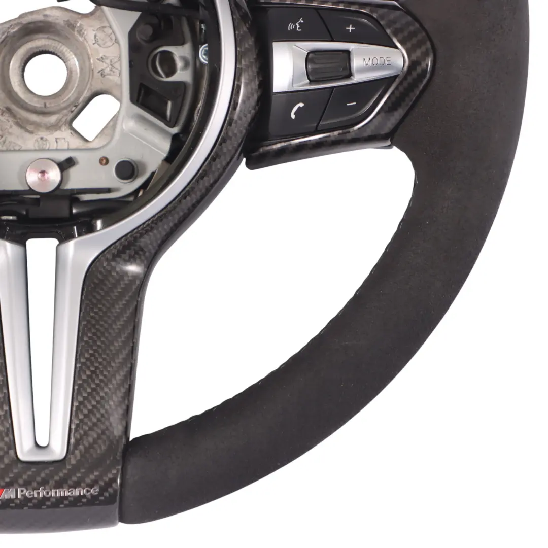 Alcantara M Performance Carbon Cambio al Volante per Volante BMW F80 M3 F82 M4 con numero di parte 2344147 Volante BMW F80 M3 F82 M4 Alcantara M Performance Carbon Cambio al Volante - SKU 2344147 - Numero di parte 2344147