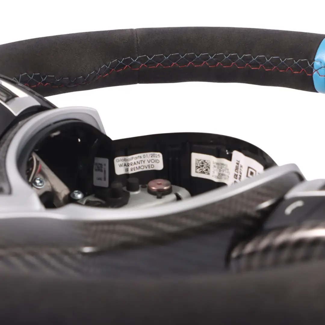 Steering Wheel BMW F80 M3 F82 M4 Alcantara M Performance Carbon Paddle Shift to with Part number 2344147 Steering Wheel BMW F80 M3 F82 M4 Alcantara M Performance Carbon Paddle Shift - SKU 2344147 - Part number 2344147