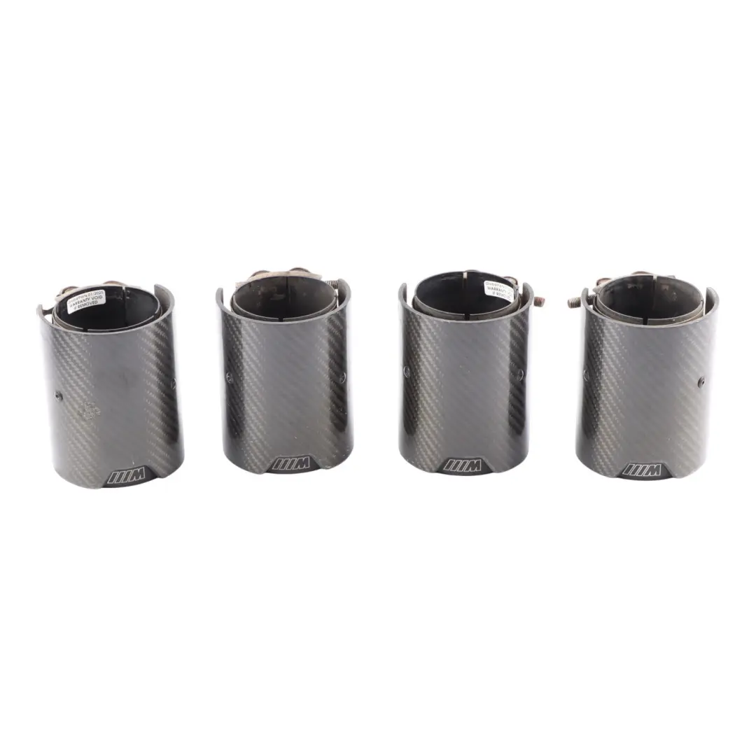  Exhaust Tips BMW F10 M5 F12 F13 M6 M Performance Muffler Pipe Black Carbon Set - SKU 2348835 - Part number 2348835