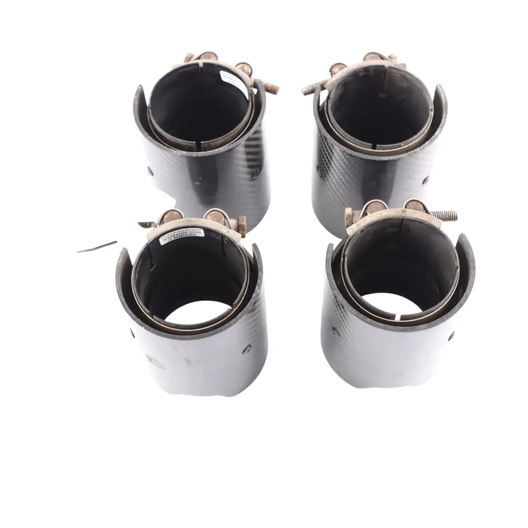  Exhaust Tips BMW F10 M5 F12 F13 M6 M Performance Muffler Pipe Black Carbon Set - SKU 2348835 - Part number 2348835