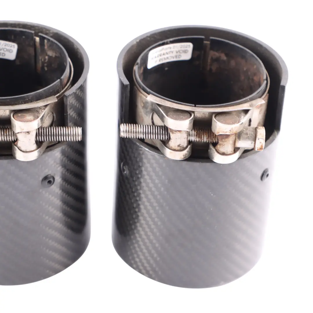  Exhaust Tips BMW F10 M5 F12 F13 M6 M Performance Muffler Pipe Black Carbon Set - SKU 2348835 - Part number 2348835