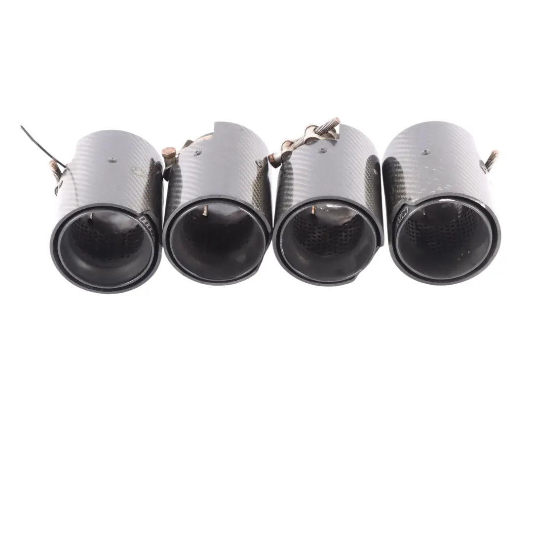  Exhaust Tips BMW F10 M5 F12 F13 M6 M Performance Muffler Pipe Black Carbon Set - SKU 2348835 - Part number 2348835