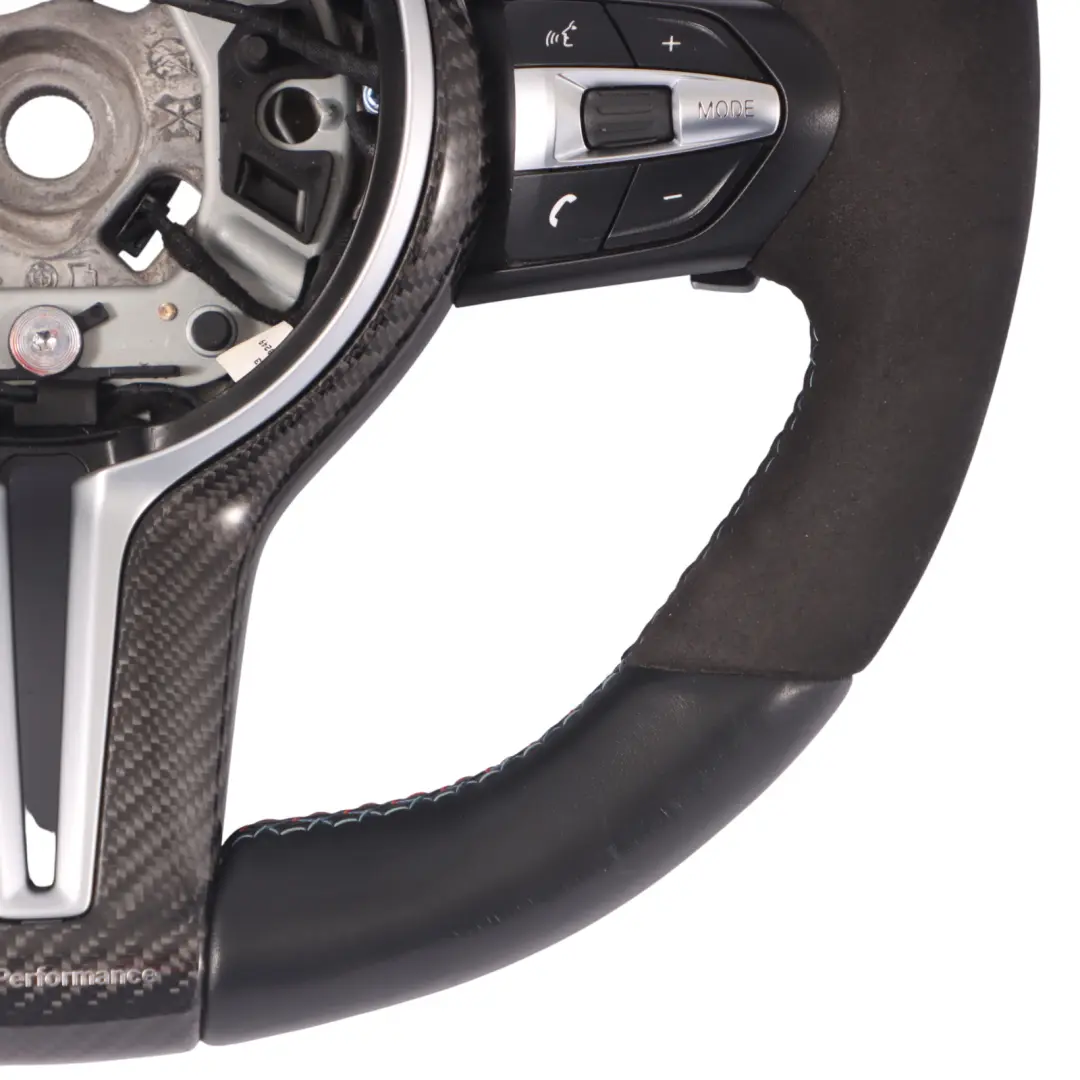 Kierownica M Performance Skóra Alcantara Carbon Grzana do BMW F80 M3 F82 M4 o numerze 2413014 BMW F80 M3 F82 M4 Kierownica M Performance Skóra Alcantara Carbon Grzana - SKU 2413014 - Numer Części 2413014