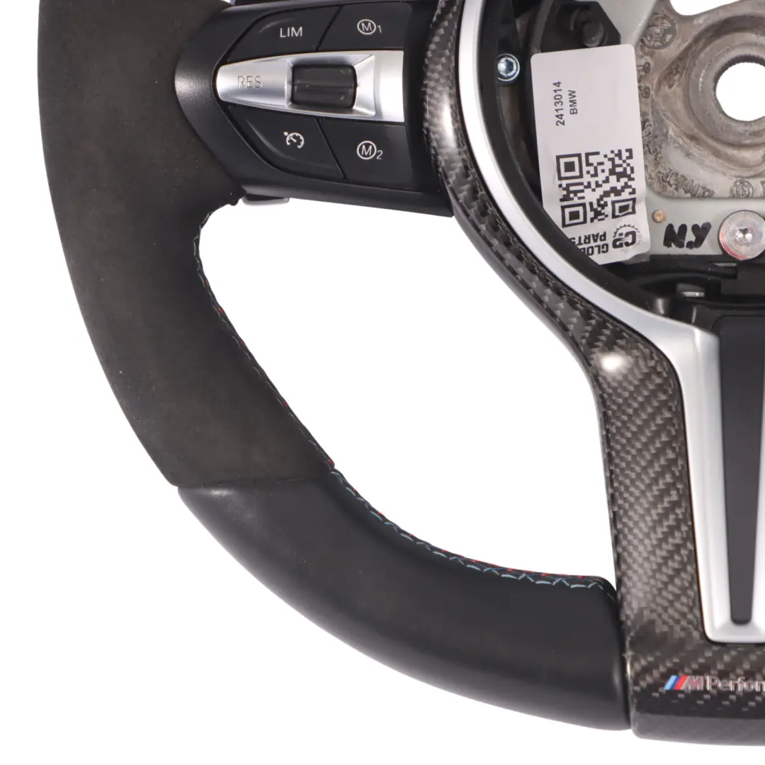  Volant BMW F80 M3 F82 M4 Cuir Alcantara M Performance Carbone Chauffant - SKU 2413014 - Numéro de pièce 2413014