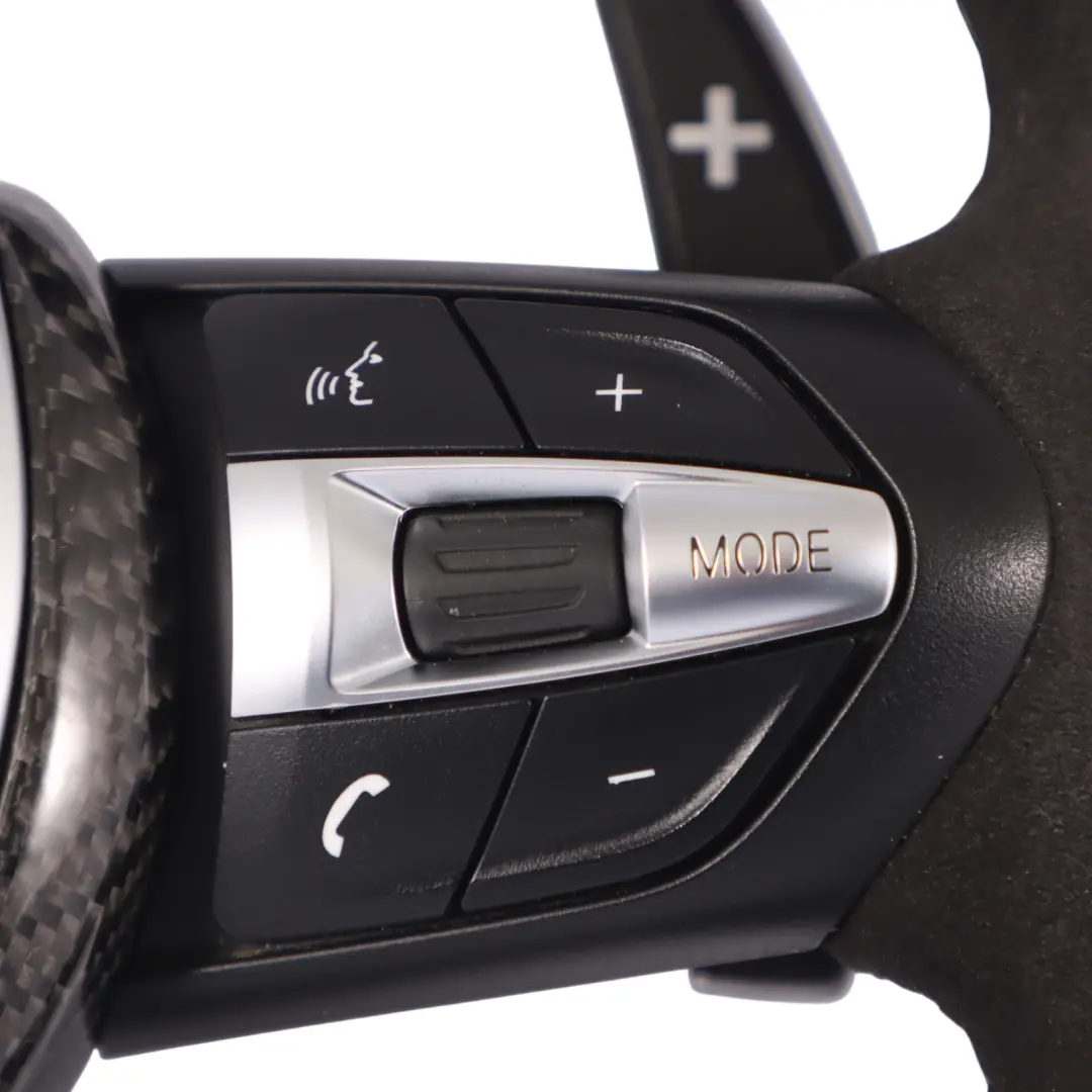 Cuero Alcantara M Performance Carbono Calefactado para Volante BMW F80 M3 F82 M4 con número de pieza 2413014 Volante BMW F80 M3 F82 M4 Cuero Alcantara M Performance Carbono Calefactado - SKU 2413014 - Número de pieza 2413014