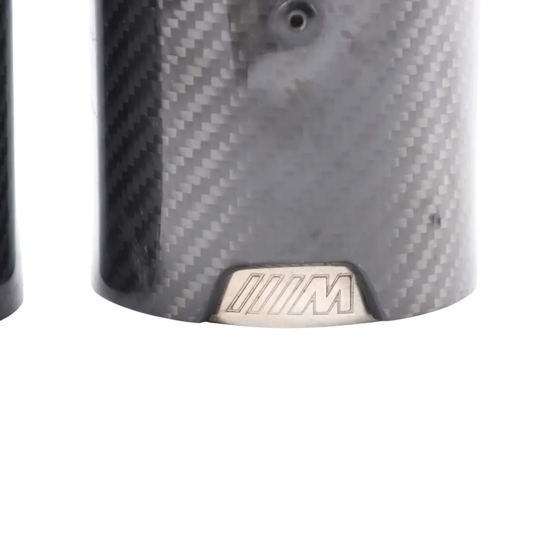  Tailpipe End Tips BMW F87 M2 F80 M3 F82 F83 M4 M Sport in Carbon SET OF2 - SKU 2468411-2 - Part number 2468411