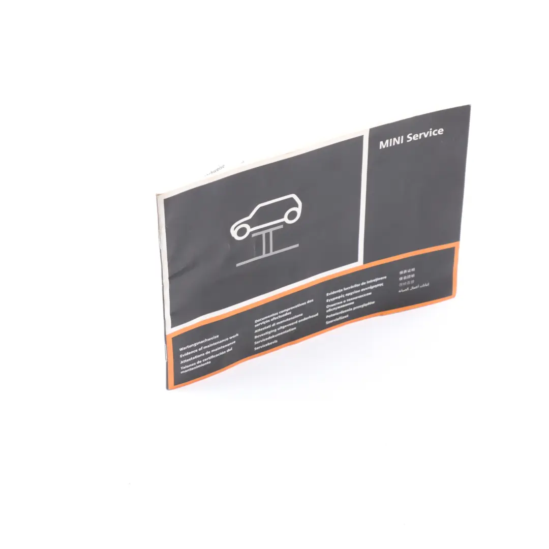 BMW Mini 1 R50 R52 R53 R56 R57 Service Booklet Instruction - SKU 2601595-1 - Part number 2601595