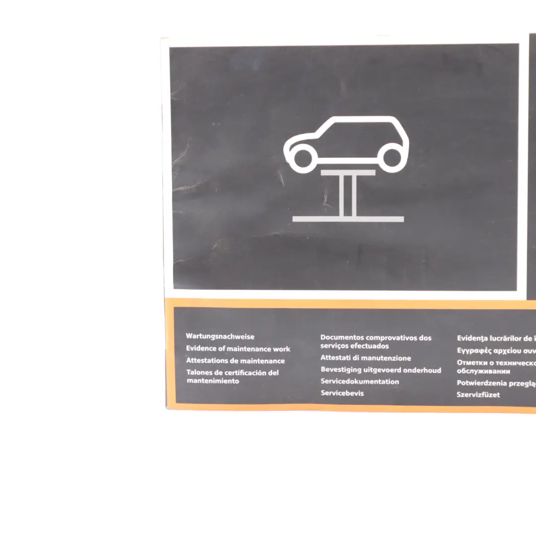 Service Booklet Instruction to BMW Mini 1 R50 R52 R53 R56 R57 with Part number 2601595 BMW Mini 1 R50 R52 R53 R56 R57 Service Booklet Instruction - SKU 2601595-1 - Part number 2601595