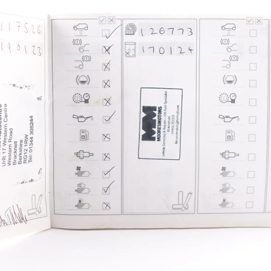 Service Booklet Instruction to BMW Mini 1 R50 R52 R53 R56 R57 with Part number 2601595 BMW Mini 1 R50 R52 R53 R56 R57 Service Booklet Instruction - SKU 2601595-1 - Part number 2601595