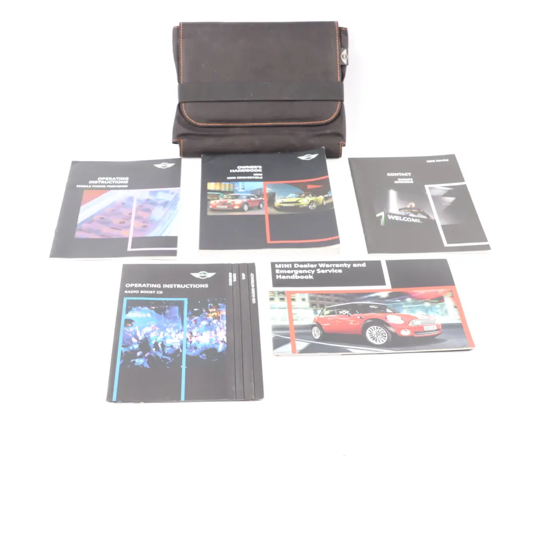Owner's Handbook Instructions Pouch Case Wallet Set to BMW Mini Cooper R56 R57 with Part number 2602922 BMW Mini Cooper R56 R57 Owner's Handbook Instructions Pouch Case Wallet Set - SKU 2602922 - Part number 2602922