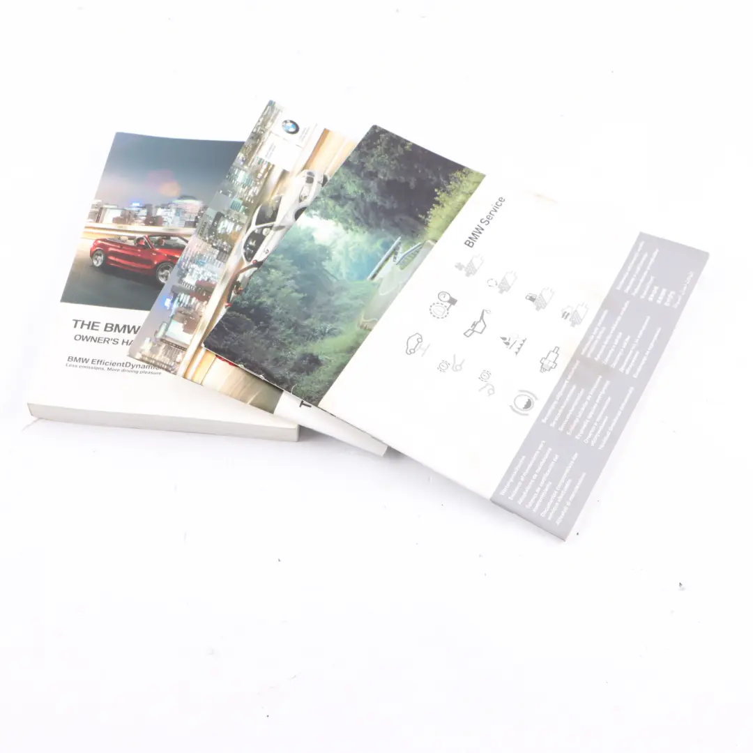 BMW 1 Series E82 E88 Service Booklet Owner's Handbook Books Set Wallet Case - SKU 2606782-1 - Part number 2606782
